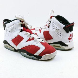 Nike Youth Air Jordan 6 Retro GS 'Carmine' 2021 Sneakers Size 4.5 (Posh30)
